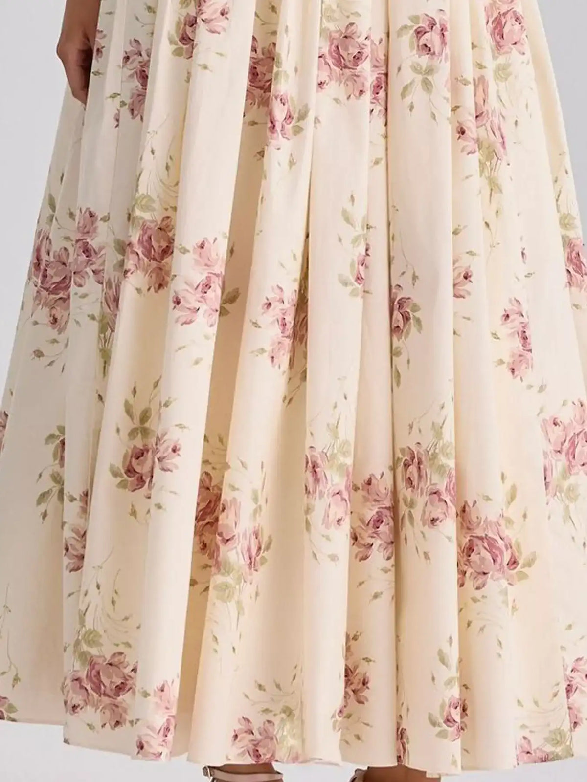 Floral Spaghetti Straps Midi Dress 101001005550846 56 Affordable Fashion Under $100 Jerry's Apparel 