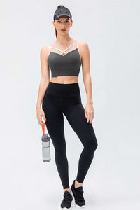 Wide Waistband Slim Fit Active Leggings 100100209766860 38 Affordable Fashion Under $100 Jerry's Apparel 