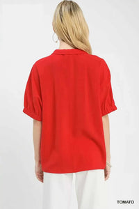 Umgee Floral Embroidered Sleeve Blouse 100100781391195 53 Affordable Fashion Under $100 Jerry's Apparel 