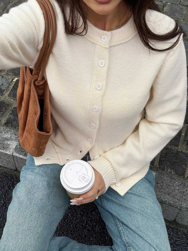 Button-Down Knit Cardigan 101002499113149 48 Affordable Fashion Under $100 Jerry's Apparel 