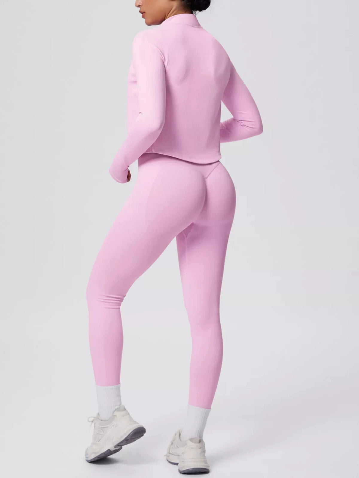 Tank & Zip-Up Jacket and Leggings Three-Piece Active Set 101006896695096 129 Comfortable Weekend Sets Jerry's Apparel 