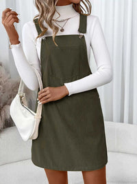 Corduroy Overall Mini Dress with Adjustable Straps 100100699171576 52 Affordable Fashion Under $100 Jerry's Apparel 