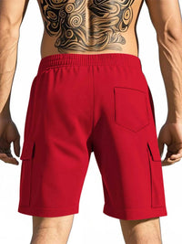 Men's Full Size Drawstring Pocketed Shorts Plus Size 100400590409807 27 Affordable Fashion Under $100 Jerry's Apparel 