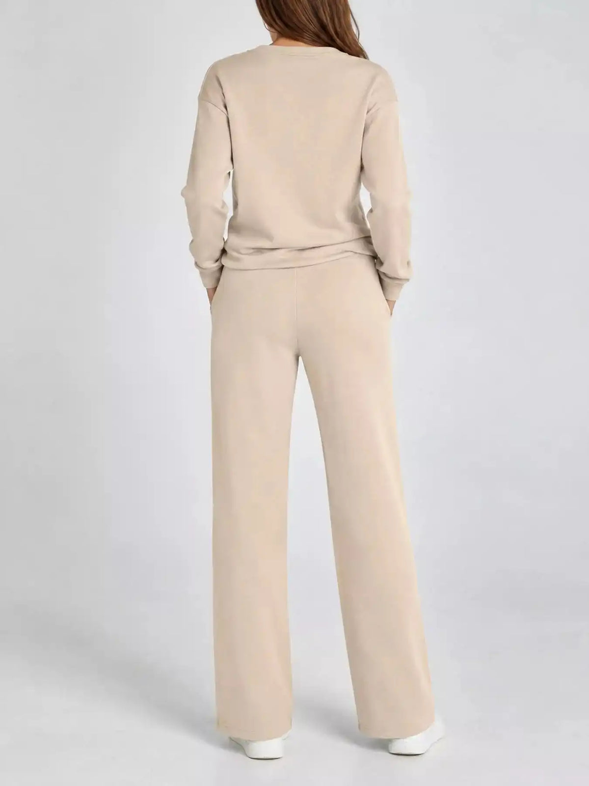 Dropped Shoulder Top and Pants Set 101001926020102 36 Women's Pants Set Gifts for Her Jerry's Apparel 