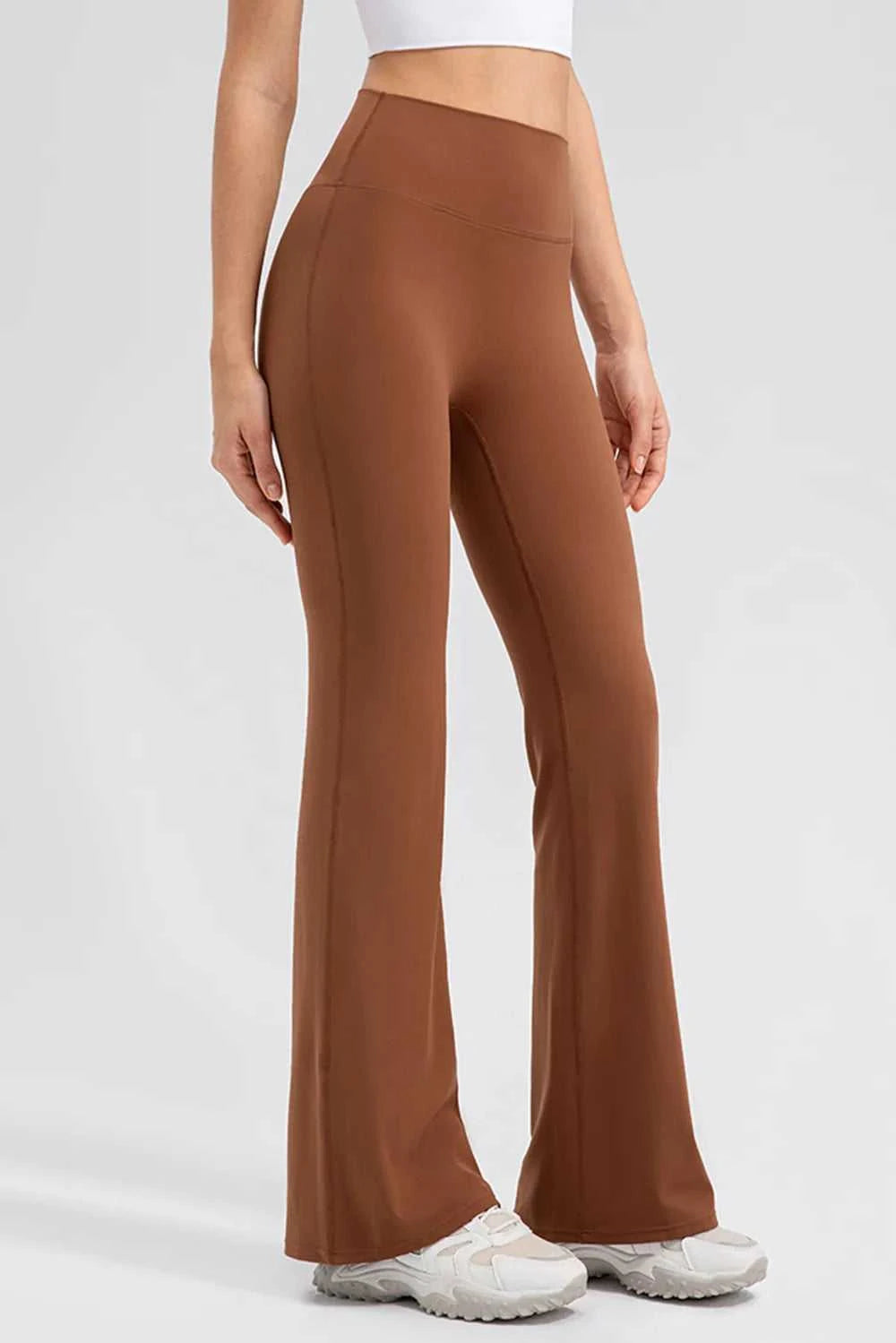 Wide Waistband High Waist Bootcut Active Leggings 100100664331140 39 Affordable Fashion Under $100 Jerry's Apparel 