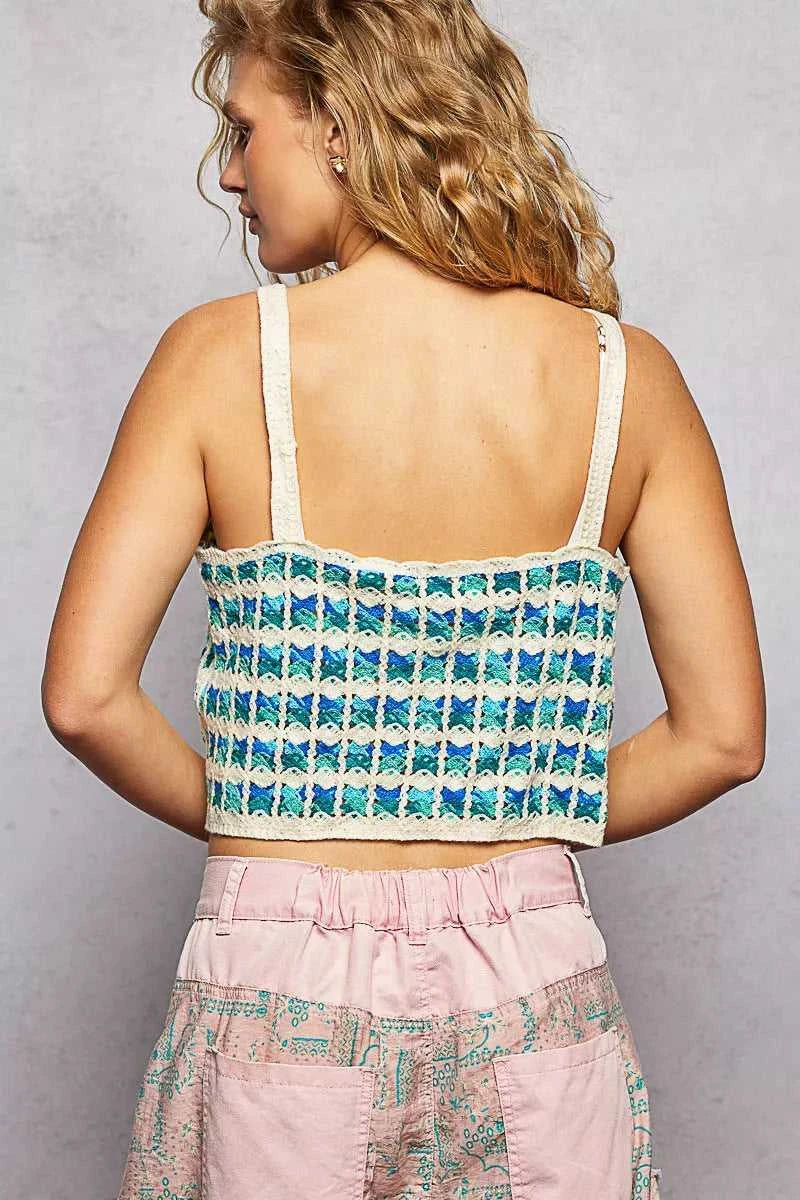 POL Cropped Crochet Cami with Scalloped Edge 100100794291117 27 Affordable Fashion Under $100 Jerry's Apparel 