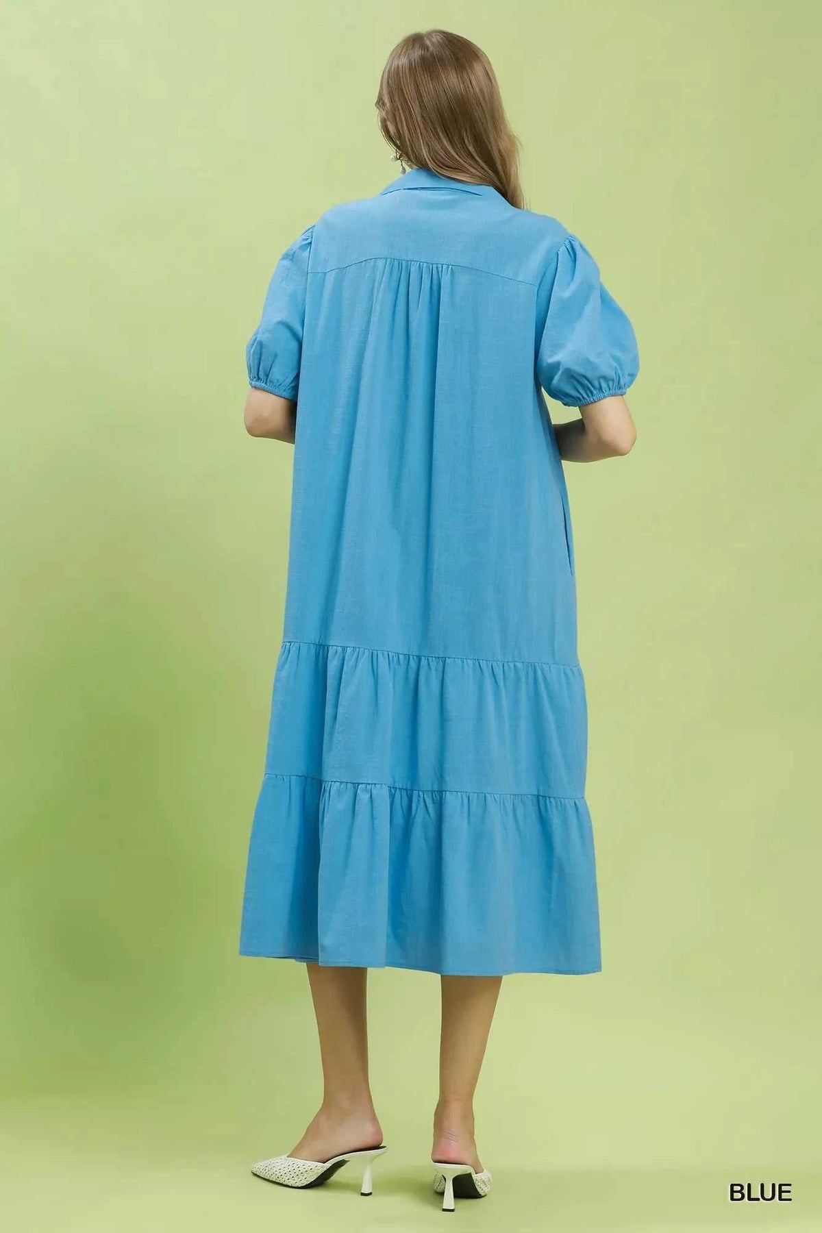 Umgee Solid Tiered Midi Dress 100100225631171 60 Affordable Fashion Under $100 Jerry's Apparel 