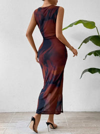 Honey Slit Round Neck Midi Tank Dress 100100998771132 32 Affordable Fashion Under $100 Jerry's Apparel 