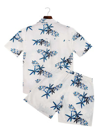 Men's Full Size Printed Button Up Shirt and Shorts Set Plus Size 100400783146148 37 Affordable Fashion Under $100 Jerry's Apparel 