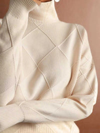 Argyle Pattern Turtleneck Sweater 101002205709319 52 Affordable Fashion Under $100 Jerry's Apparel 