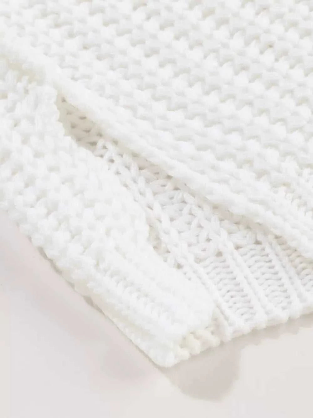 Ribbed Knit Round Neck Slouchy Chunky Sweater 100100533705787 48 Affordable Fashion Under $100 Jerry's Apparel 
