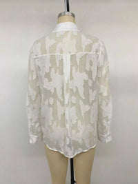 Sheer Button-Down Shirt 101001499536104 44 Affordable Fashion Under $100 Jerry's Apparel 