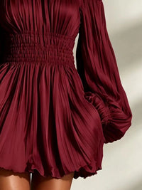 Off-Shoulder Pleated Mini Dress 101001846578745 57 Affordable Fashion Under $100 Jerry's Apparel 