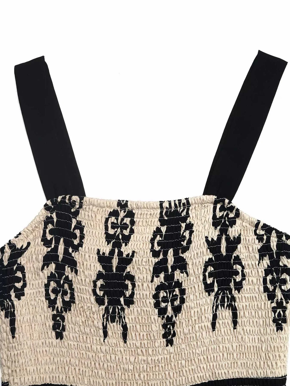 Smocked Wide Strap Tiered Dress 100100765020271 44 Affordable Fashion Under $100 Jerry's Apparel 