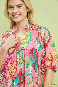 Umgee Paisley Print Mini Dress 100100745731050 49 Affordable Fashion Under $100 Jerry's Apparel 