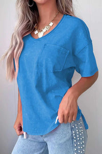 Pocketed Short Sleeve T-Shirt 100100345591953 46 Affordable Fashion Under $100 Jerry's Apparel 