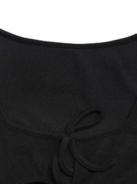 Tie Front Long Sleeve Flare Jumpsuit 100100847756607 38 Affordable Fashion Under $100 Jerry's Apparel 