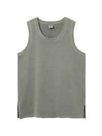 Men's Side Slit Round Neck Tank