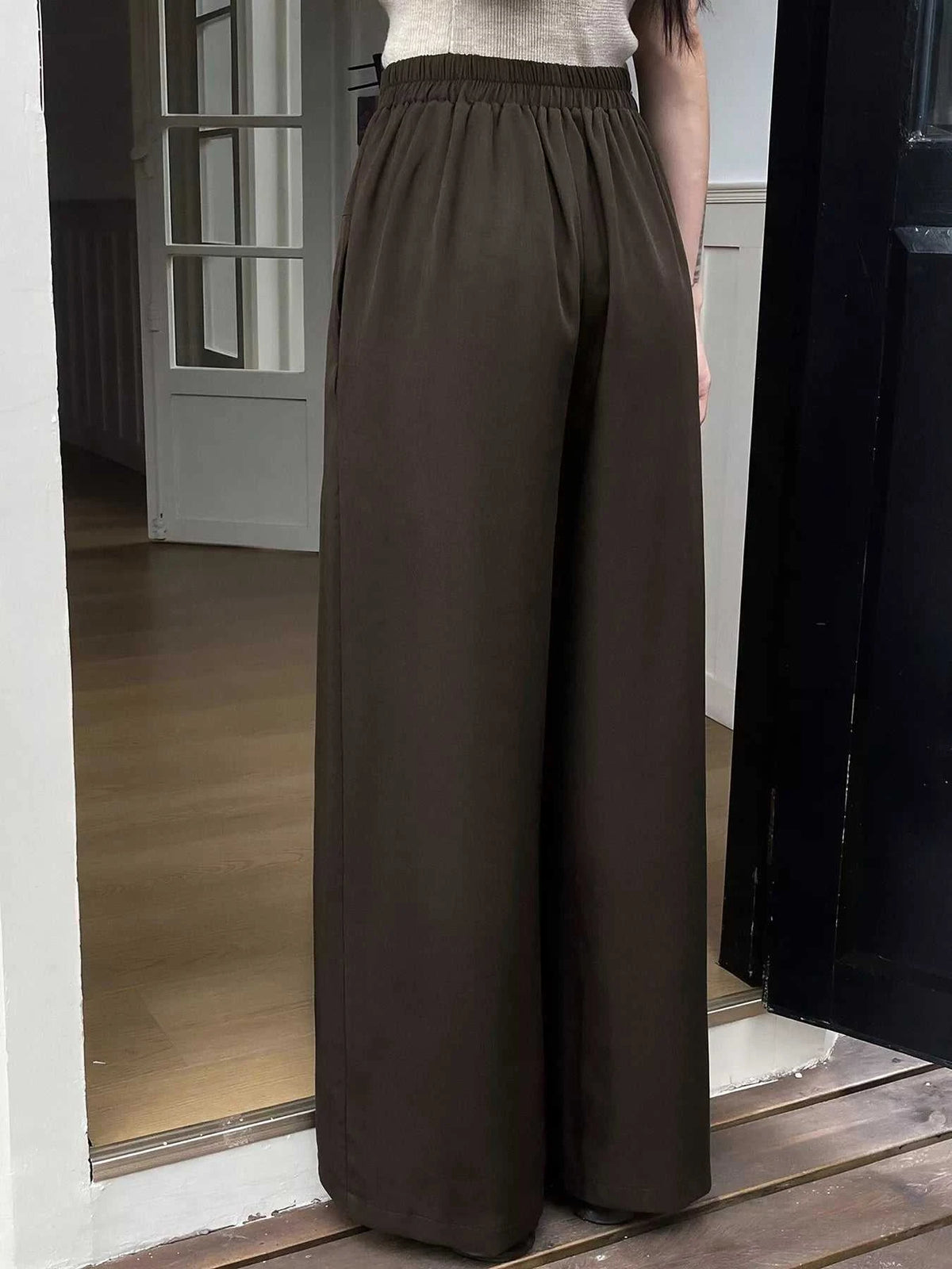 High-Waisted Wide-Leg Pants 101001194723053 36 Affordable Fashion Under $100 Jerry's Apparel 