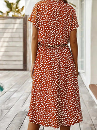 Polka Dot Button Front Midi Dress 100100206515969 29 Gifts for Her Jerry's Apparel 