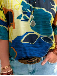 Contrast Round Neck Casual T-Shirt 100100706660927 23 Affordable Fashion Under $100 Jerry's Apparel 
