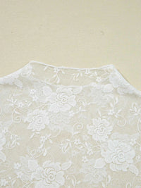 Sheer Floral Lace Mesh Mock Neck Long Sleeve Top 100100902913539 23 Affordable Fashion Under $100 Jerry's Apparel 