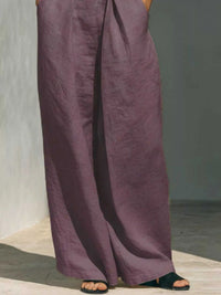 Full Size Turtleneck Sleeveless Top and Wide Leg Pants Set Plus Size 101001144135026 45 Affordable Fashion Under $100 Jerry's Apparel 