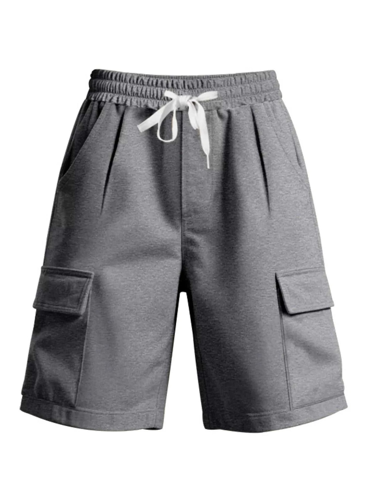 Men's Full Size Drawstring Pocketed Shorts Plus Size 100400590409807 27 Affordable Fashion Under $100 Jerry's Apparel 