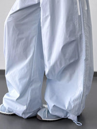 Lace Detail Wide Leg Pants