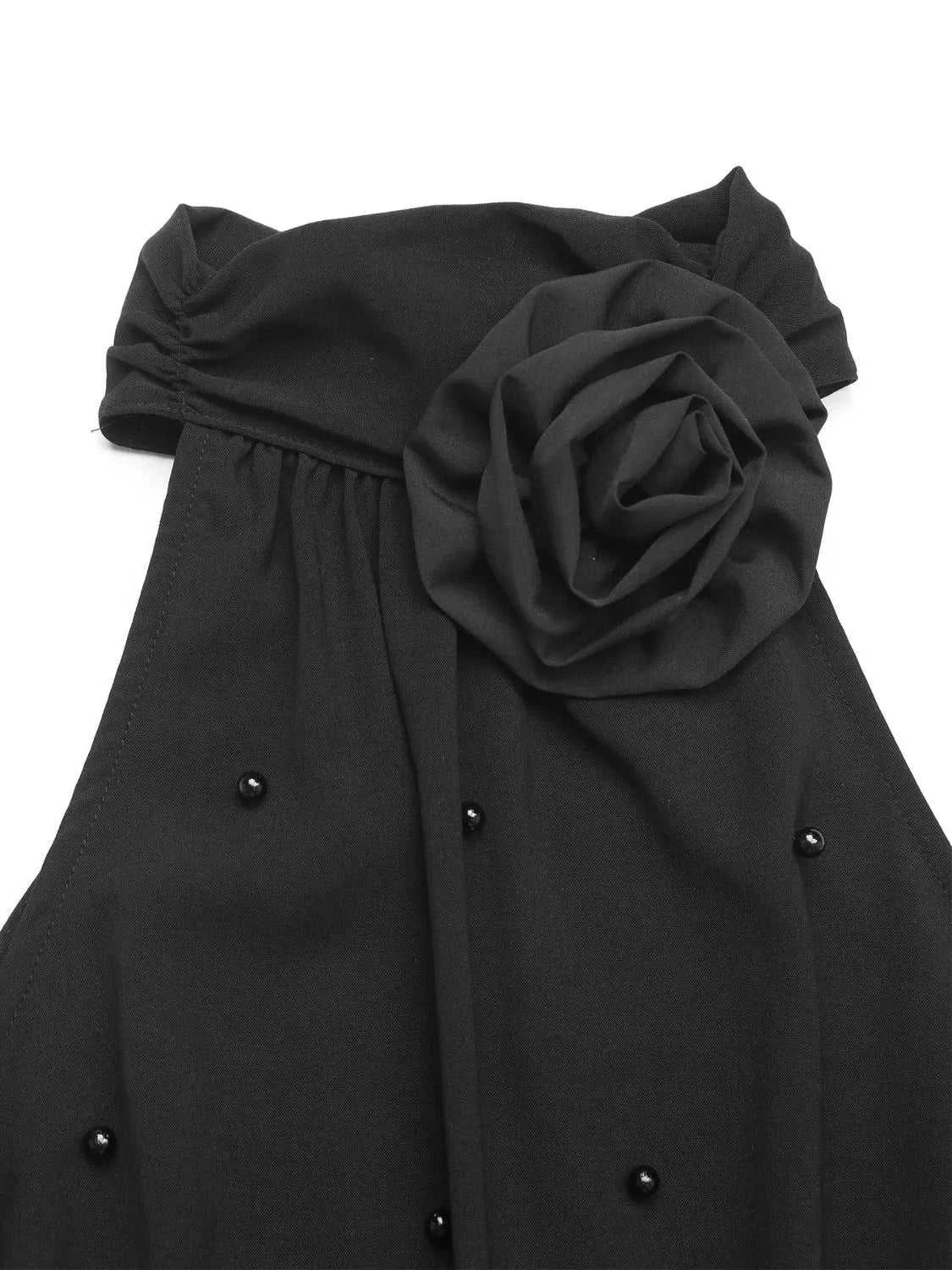 3D Flower Grecian Neck Bodysuit 100100320791100 25 Affordable Fashion Under $100 Jerry's Apparel 