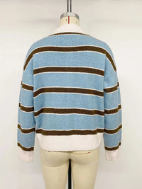 Striped Polo Collar Sweater 100100795659105 41 Affordable Fashion Under $100 Jerry's Apparel 