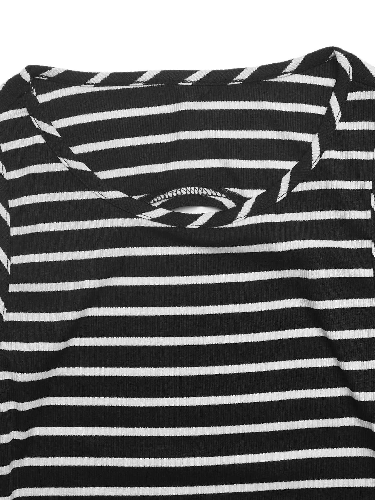 Sleeveless Striped Midi Dress with Side Slit 100100666428954 26 Affordable Fashion Under $100 Jerry's Apparel 