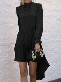 High-Low Flounce Sleeve Dress 100100575256203 31 Affordable Fashion Under $100 Jerry's Apparel 
