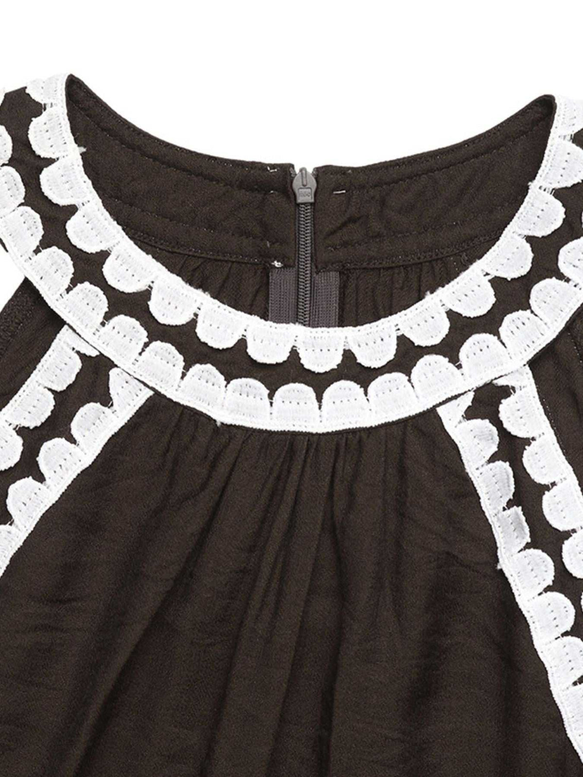 Crochet Trim Sleeveless Maxi Dress 100100555931354 39 Affordable Fashion Under $100 Jerry's Apparel 