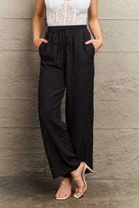 Perfee Tie Waist Long Pants 100102489086256 30 Seasonal Fashion Collections Jerry's Apparel 