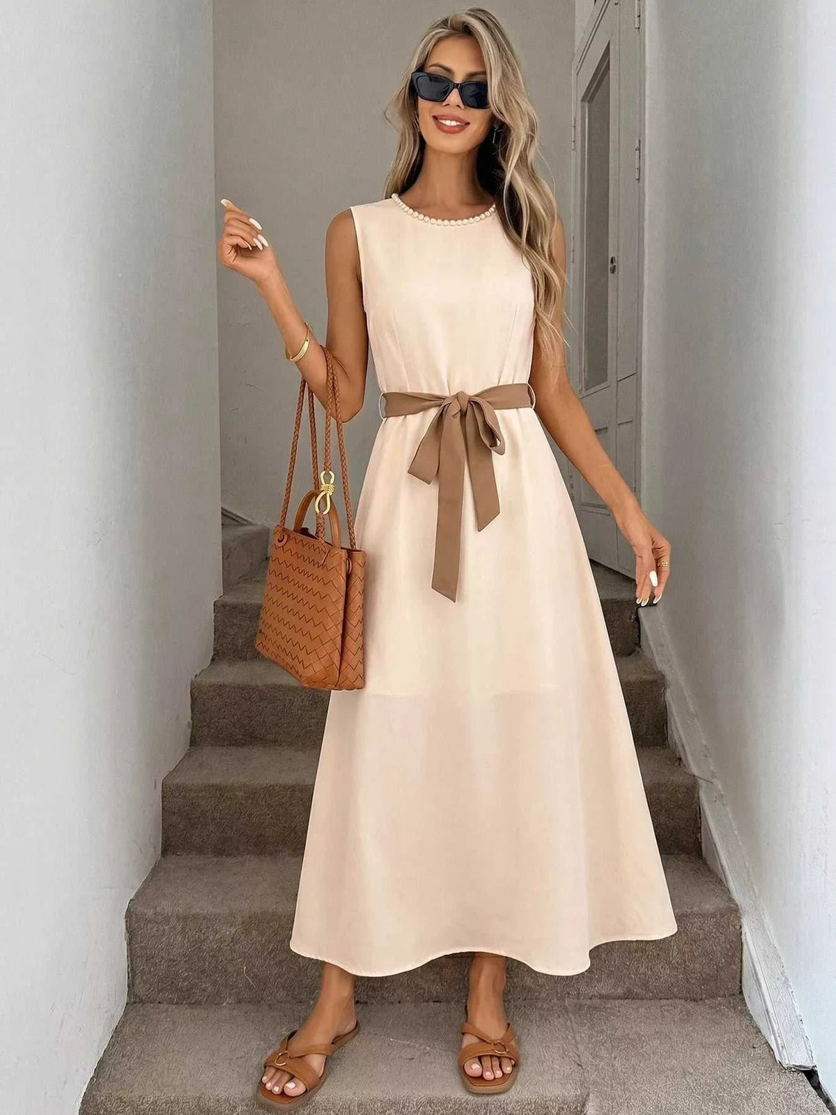 Sleeveless A-Line Midi Dre 100100785865897 39 Affordable Fashion Under $100 Jerry's Apparel 