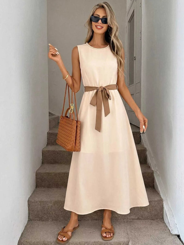 Sleeveless A-Line Midi Dre 100100785865897 39 Affordable Fashion Under $100 Jerry's Apparel 