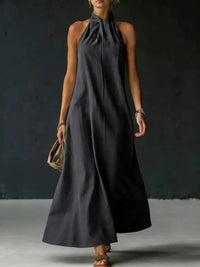 Full Size Halter Neck Maxi Dress Plus Size 100100987148992 32 Affordable Fashion Under $100 Jerry's Apparel 