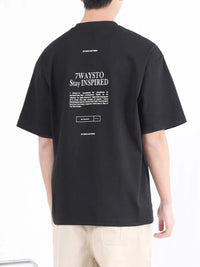 Men's Plus Size Letter Round Neck Oversized T-Shirt 100400327486906 48 Affordable Fashion Under $100 Jerry's Apparel 