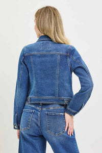 RISEN Basic Fitted Button Down Denim Jacket 100100498931332 68 Affordable Fashion Under $100 Jerry's Apparel 