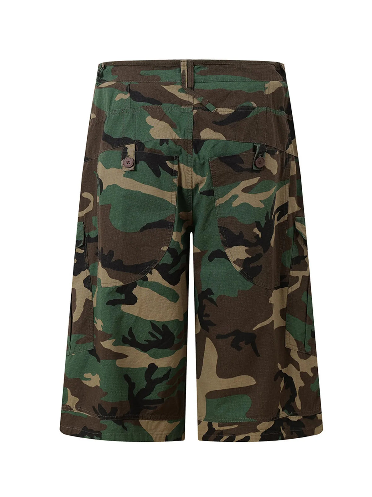 Men's Oversized Camouflage Cargo Shorts