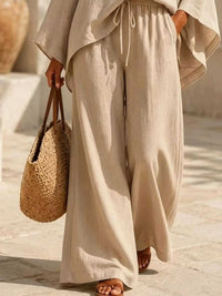 Full Size Loose Fit Top and Wide-Leg Pants Set Plus Size 101001296470286 42 Affordable Fashion Under $100 Jerry's Apparel 