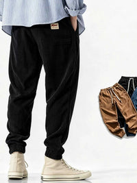 Men's Plus Size Corduroy Joggers with Elastic Cuffs 104001740618151 43 Affordable Fashion Under $100 Jerry's Apparel 