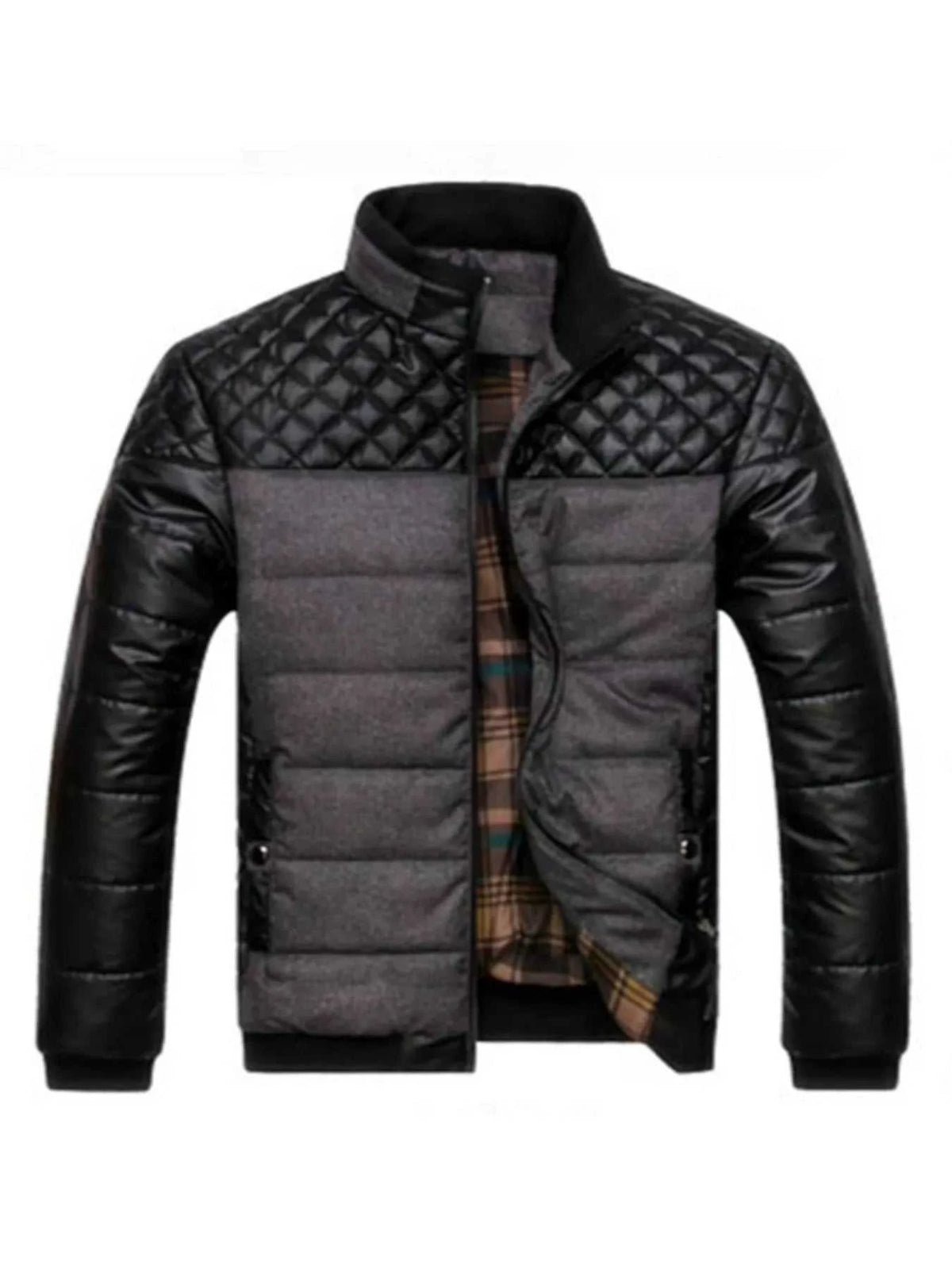 Men's Plus Size Zip Up Puffer Jacket 100400832602184 85 Affordable Fashion Under $100 Jerry's Apparel 