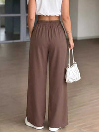 High-Waisted Wide-Leg Drawstring Pants 100100595277068 42 Affordable Fashion Under $100 Jerry's Apparel 