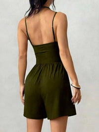 Ruched Spaghetti Strap Romper 100100748306286 25 Affordable Fashion Under $100 Jerry's Apparel 