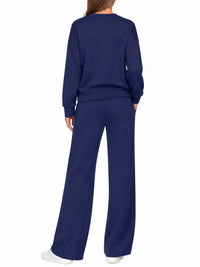 Dropped Shoulder Top and Pants Set 101001926020102 36 Gifts for Her Jerry's Apparel 