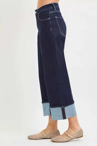 RISEN Slouchy Crop Barrel Cuffed Hem Jeans 100100776121968 62 Affordable Fashion Under $100 Jerry's Apparel 