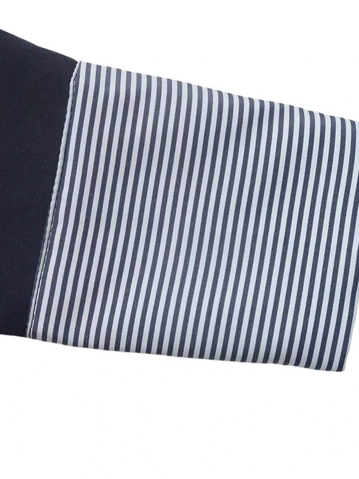 Round Neck Peplum Top with Striped Cuffs 100100734963918 45 Affordable Fashion Under $100 Jerry's Apparel 