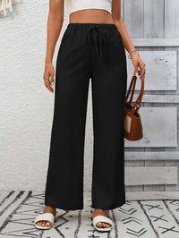 Drawstring High Waist Wide Leg Pants 100100990618349 39 Affordable Fashion Under $100 Jerry's Apparel 